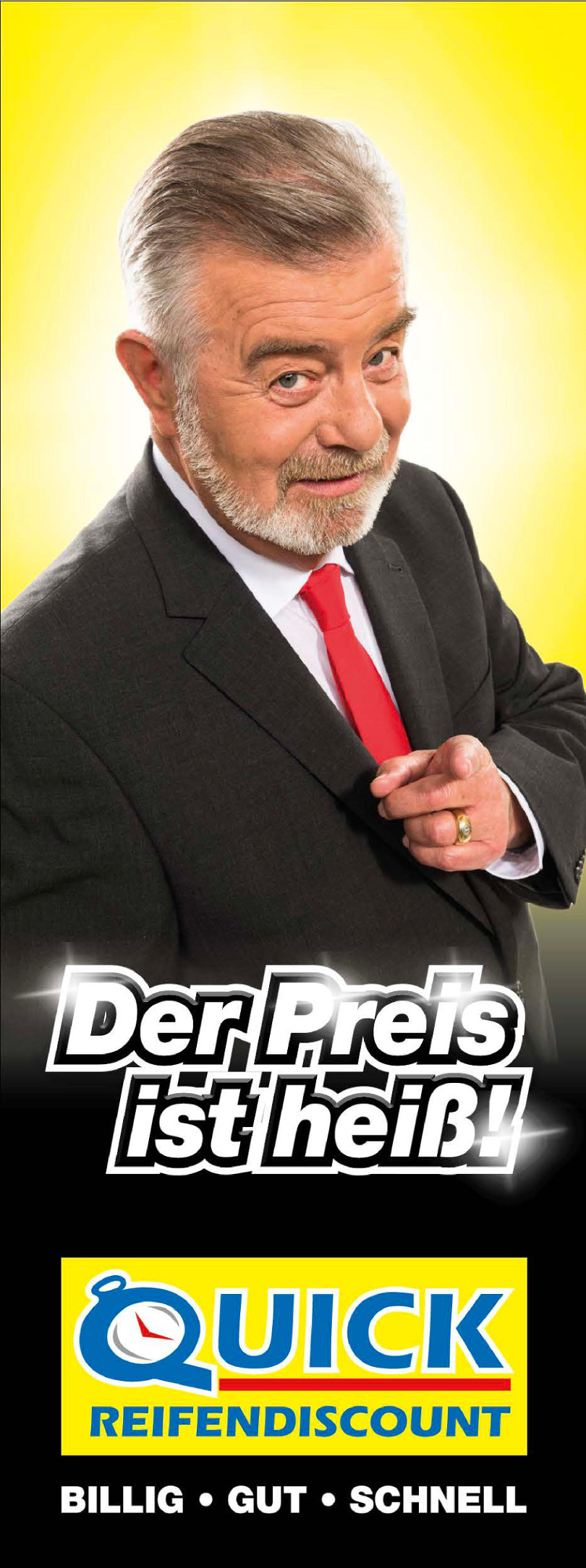 Harry Wijnvoord – Quick Reifendiscount – „Der Preis ist heiß“ Harry Wijnvoord – Quick Reifendiscount – „Der Preis ist heiß“