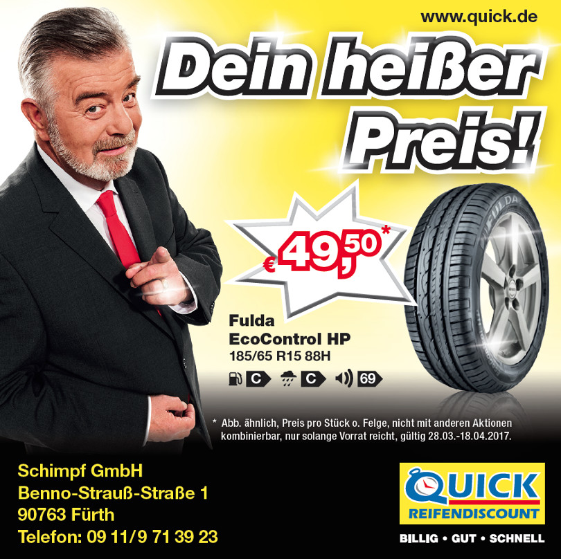 Harry Wijnvoord – Quick Reifendiscount – „Anzeige“