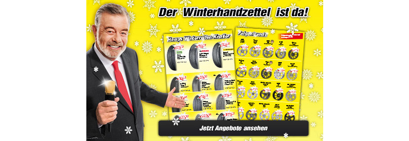 Harry Wijnvoord – Quick Reifendiscount – „Winterhandzettel“