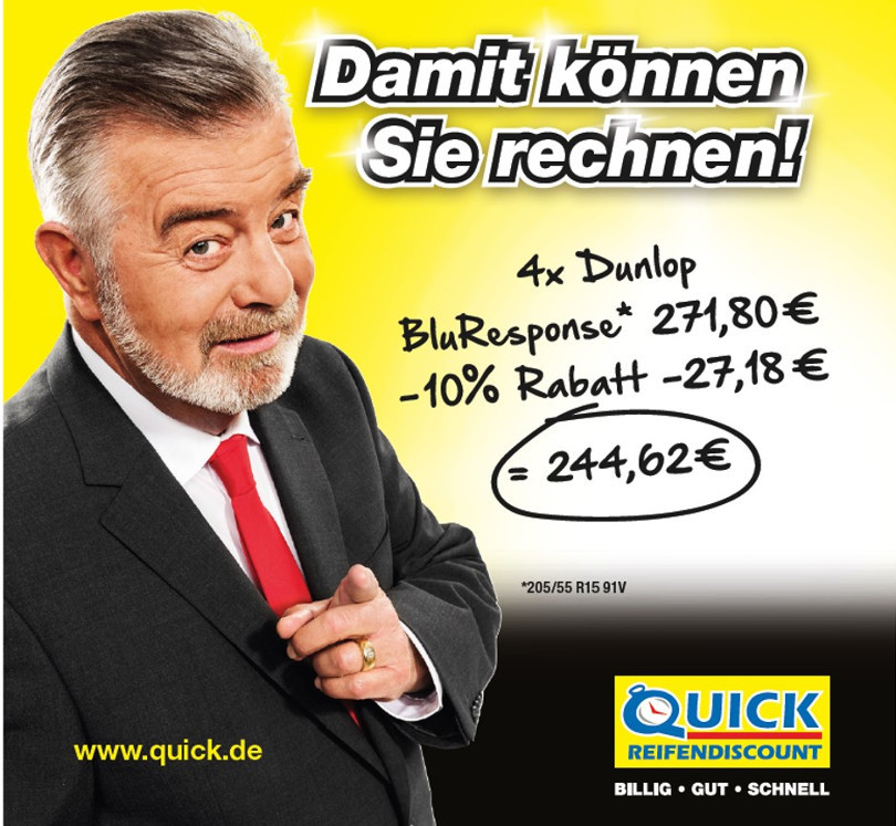 Harry Wijnvoord – Quick Reifendiscount – Damit können Sie rechnen