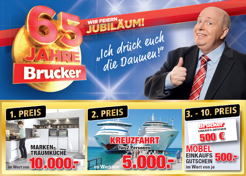 Reiner Calmund – Möbel Brucker – „Gewinnkarte Flyeralarm“