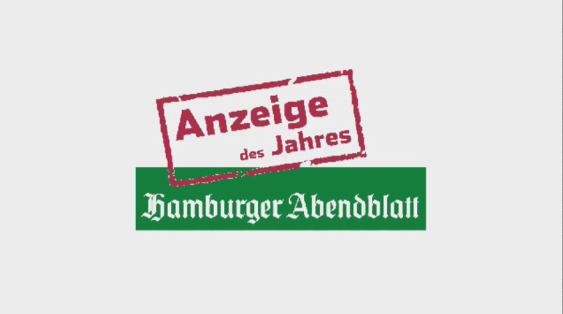 Thorsten Bär - Hamburger Abendblatt "Anzeige des Jahres"